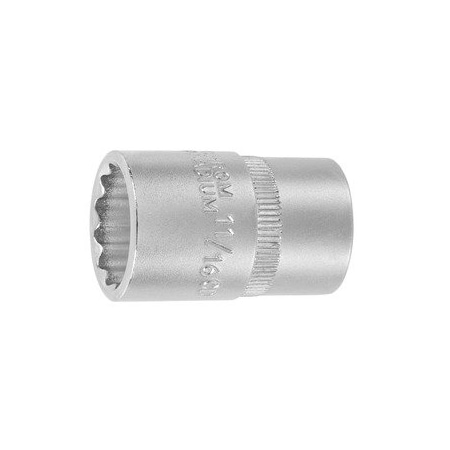 Holex 1/2 inch Drive Socket, 12 pt, 11/16 inch, 642122.6875 642122 11/16